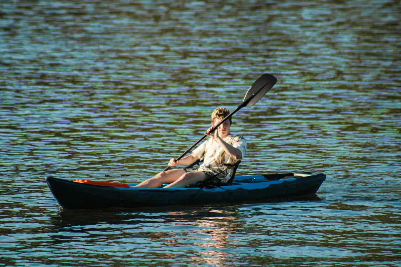 canoe kayak river adventure sunny landscape